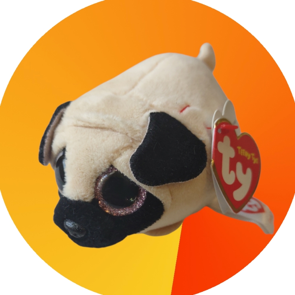 •Ty Teeny Candy the Pug Dog (5 inch) plush